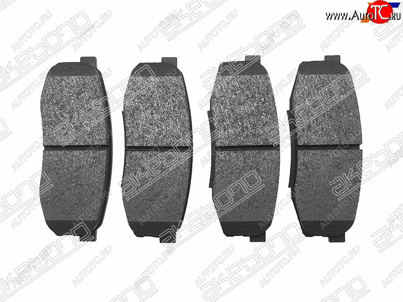2 799 р. Колодки тормозные (усиленные) AKEBONO (задние) Toyota Sequoia XK60 дорестайлинг (2007-2017)  с доставкой в г. Белгород