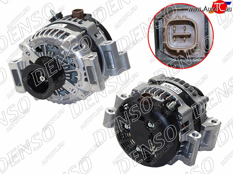 43 999 р. Генератор (12V/180A) DENSO Toyota Land Cruiser 200 дорестайлинг (2007-2012)  с доставкой в г. Белгород