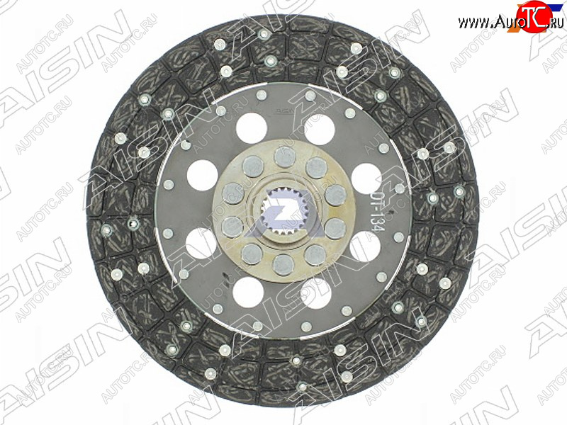 8 649 р. Диск сцепления TOYOTA HIACEHILUX SURFLAND CRUISER PRADO 1KZTE 93- AISIN DT-134  с доставкой в г. Белгород