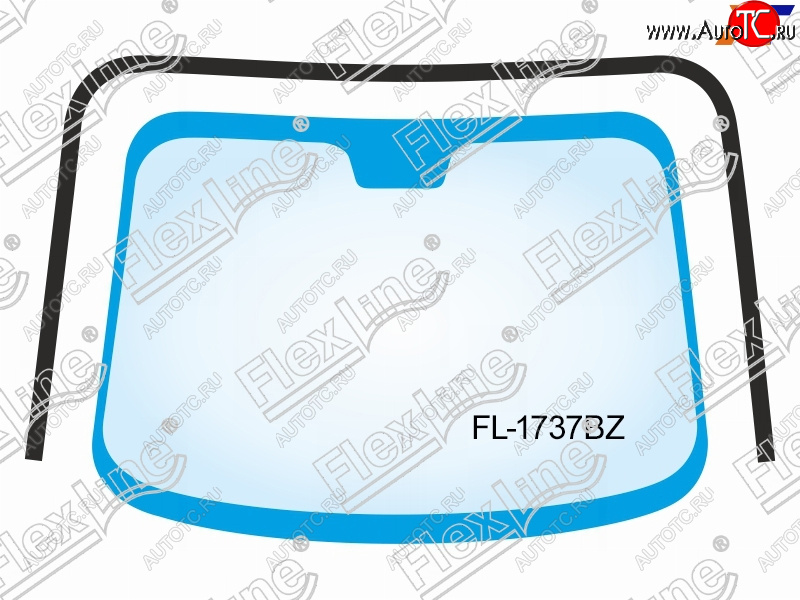 2 599 р. Молдинг лобового стекла (П-образный) FLEXLINE Chevrolet Captiva 1-ый рестайлинг (2011-2013)  с доставкой в г. Белгород