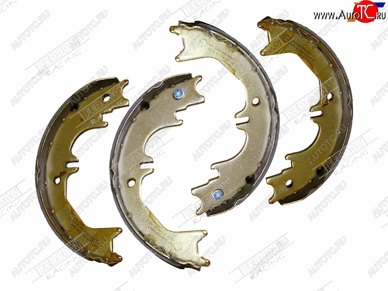 5 849 р. Колодки барабанные задние RH-LH SAT Toyota Land Cruiser 10 100 2-ой рестайлинг (2005-2007) (комплект 4шт)  с доставкой в г. Белгород