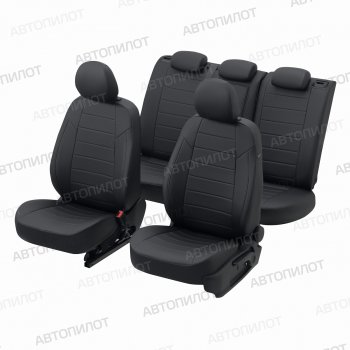 8 399 р. Чехлы сидений (экокожа) Автопилот Audi A6 C7 дорестайлинг, седан (2010-2014) (черный)  с доставкой в г. Белгород. Увеличить фотографию 6