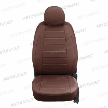 13 849 р. Чехлы сидений (экокожа, S-Line) Автопилот Audi Q5 8R дорестайлинг (2008-2012) (темно-коричневый)  с доставкой в г. Белгород. Увеличить фотографию 3