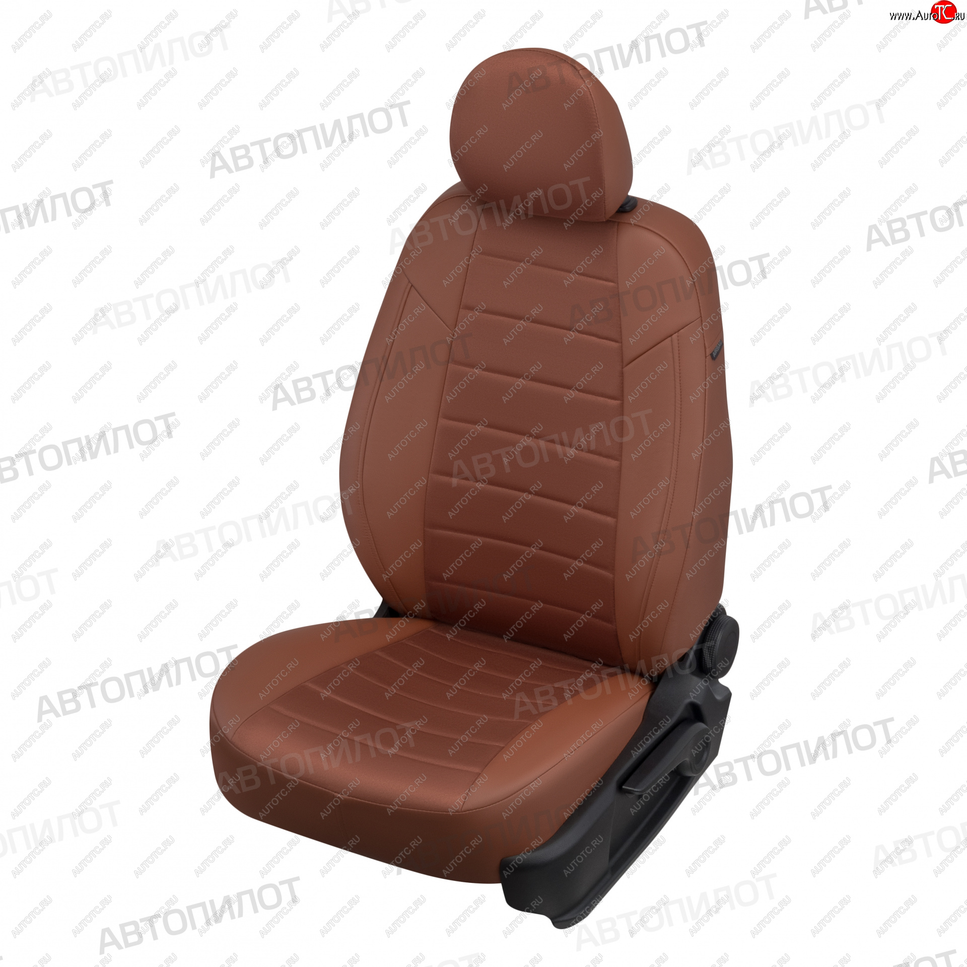 13 649 р. Чехлы сидений (экокожа/алькантара, 40/60) Автопилот Vortex Tingo рестайлинг (2012-2014) (коричневый)  с доставкой в г. Белгород