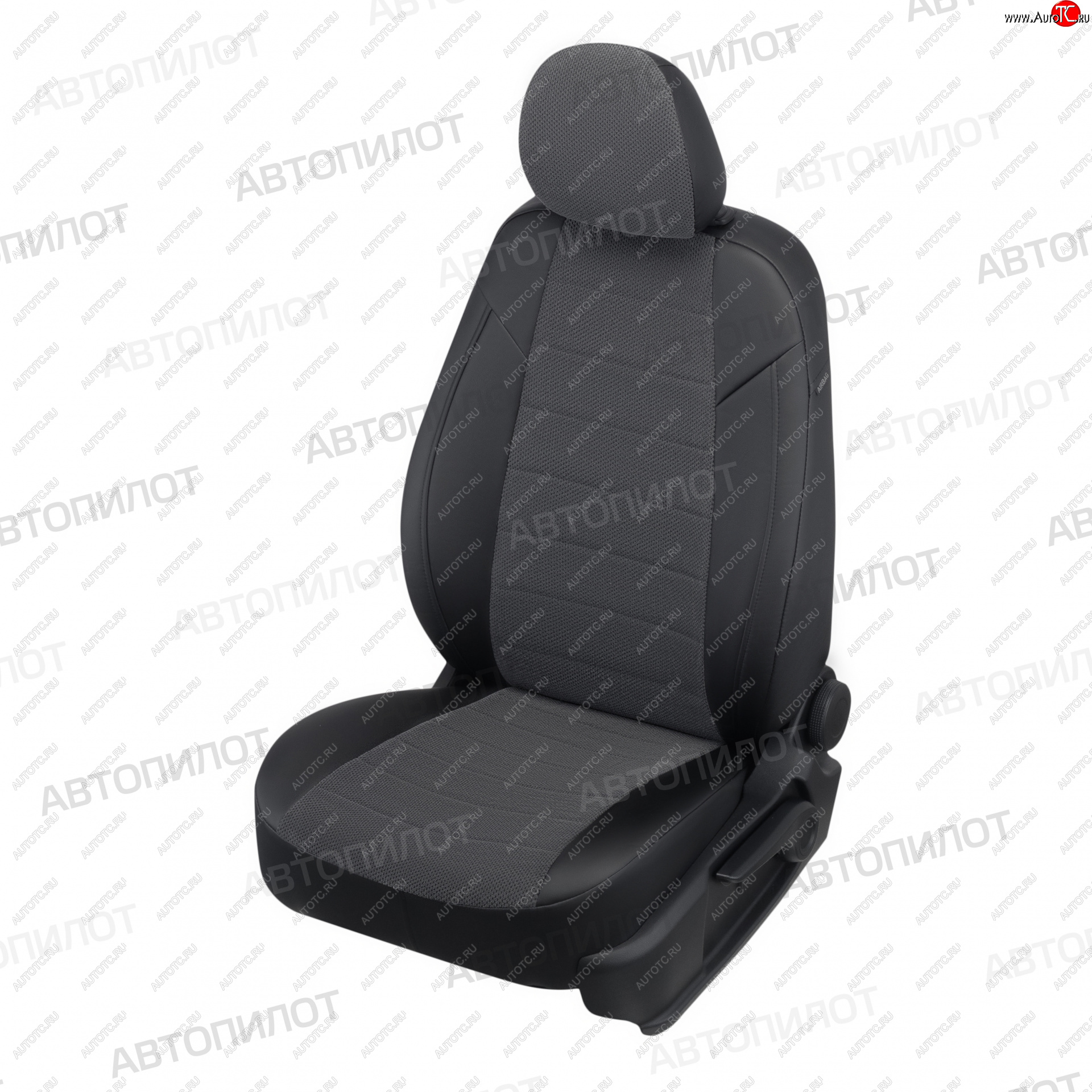 8 249 р. Чехлы сидений (экокожа/велюр) Автопилот CITROEN C4 B7 седан рестайлинг (2015-2022) (черный/федерер)  с доставкой в г. Белгород