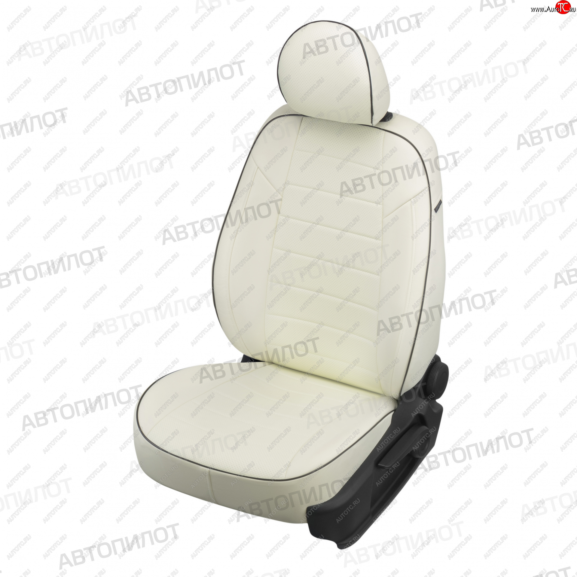 13 849 р. Чехлы сидений (экокожа, простая компл., без подл) Автопилот CITROEN C5 RD дорестайлинг, седан (2008-2017) (белый)  с доставкой в г. Белгород