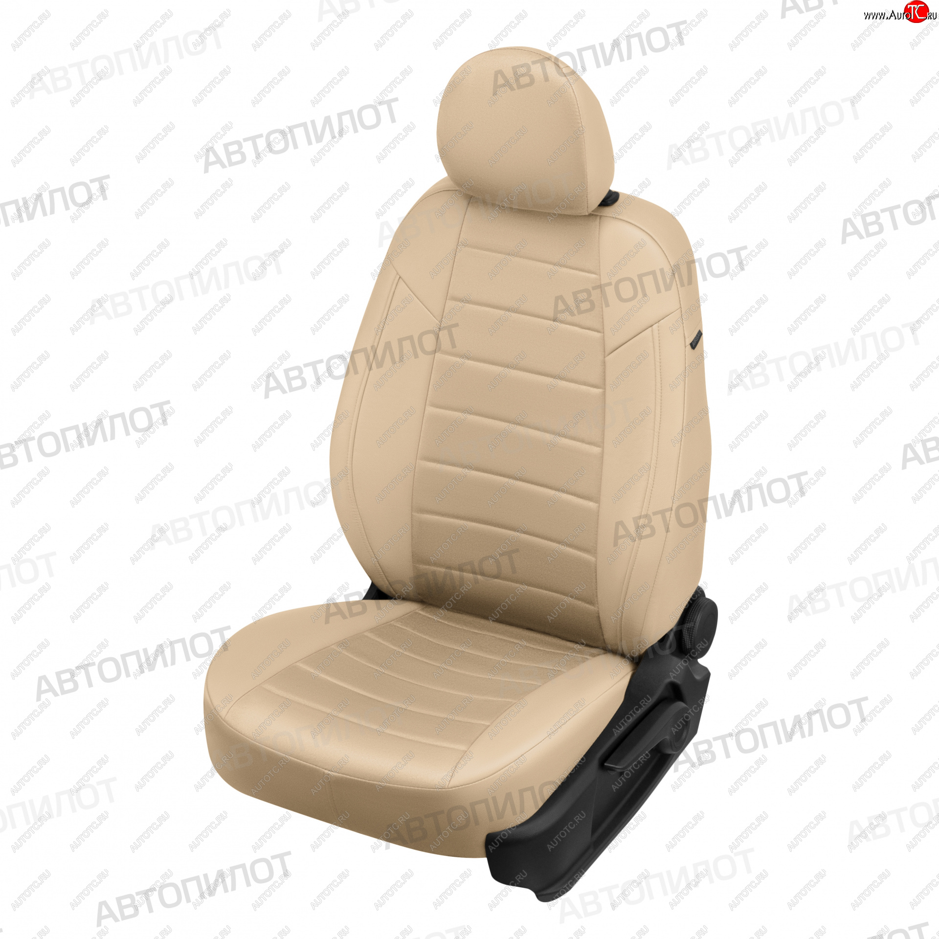 13 849 р. Чехлы сидений (экокожа/алькантара) Автопилот Ford EcoSport дорестайлинг (2013-2019) (бежевый)  с доставкой в г. Белгород