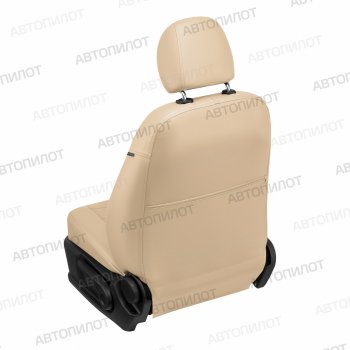 13 849 р. Чехлы сидений (экокожа/алькантара) Автопилот Ford EcoSport дорестайлинг (2013-2019) (бежевый)  с доставкой в г. Белгород. Увеличить фотографию 3