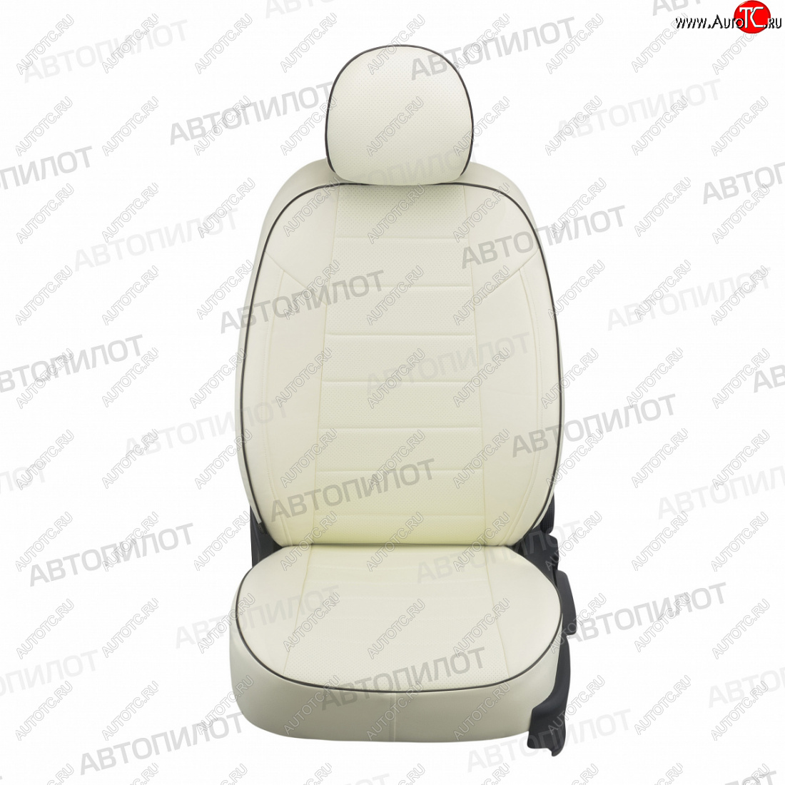 13 849 р. Чехлы сидений (экокожа) Автопилот Geely Emgrand EC7 седан дорестайлинг (2009-2016) (белый)  с доставкой в г. Белгород