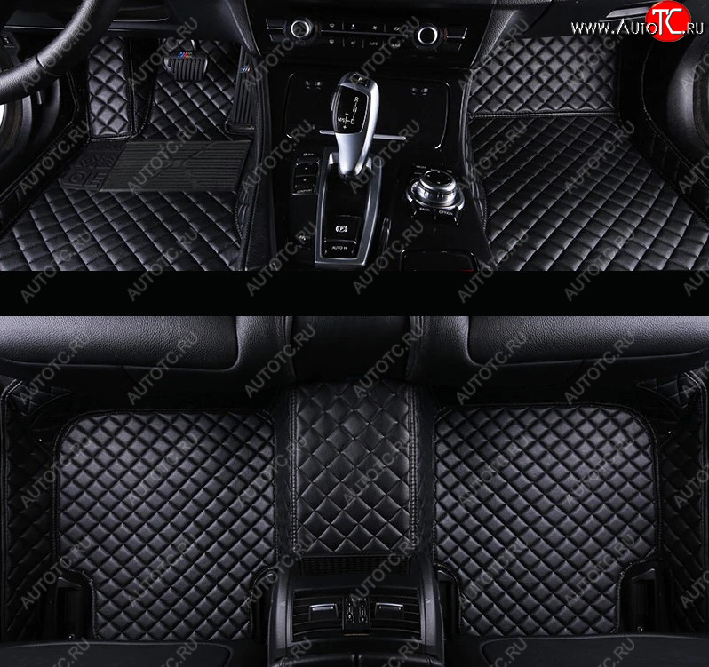 4 099 р. Ковры ( Кожа экокожа) Автопилот Honda CR-V RM1,RM3,RM4 дорестайлинг (2012-2015) (черный)  с доставкой в г. Белгород