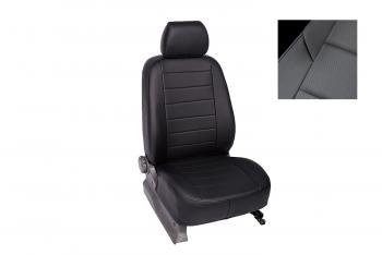 Чехлы на сиденье Экокожа (экокожа) Seintex Opel Astra H универсал (2004-2007) (черный)