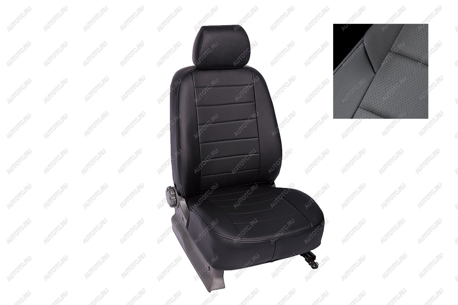 4 199 р. Чехлы на сиденье Экокожа (с 2020г. 4*2 экокожа) Seintex Уаз Профи 23602 бортовой грузовик 2 дв. (2017-2025) (черный)  с доставкой в г. Белгород