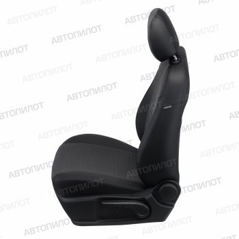 13 649 р. Чехлы сидений (экокожа/велюр) Автопилот BMW X2 F39 (2017-2023) (черный/федерер)  с доставкой в г. Белгород. Увеличить фотографию 4