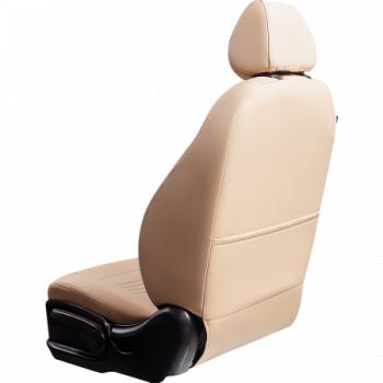 6 799 р. Комплект чехлов для сидений (РЗС 40/60 3Г Илана+Орегон) ТУРИН Lord Autofashion KIA Ceed 3 CD хэтчбэк (2018-2025) (бежевый, вставка бежевая, строчка бежевая)  с доставкой в г. Белгород. Увеличить фотографию 6