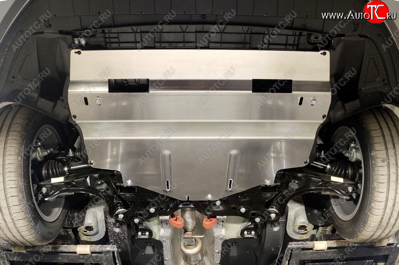 9 499 р. Защита картера и КПП ТСС Тюнинг Volkswagen Polo Mk6 лифтбек (2020-2022) (алюминий 4 мм)  с доставкой в г. Белгород