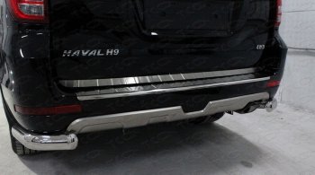 Накладка на заднюю дверь, ТСС Тюнинг Haval H9 1-ый рестайлинг (2017-2019) (Лист шлифованный)
