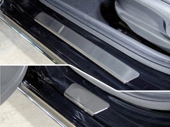 Накладки на пороги, ТСС Тюнинг Hyundai Accent 3 MC седан (2005-2011)