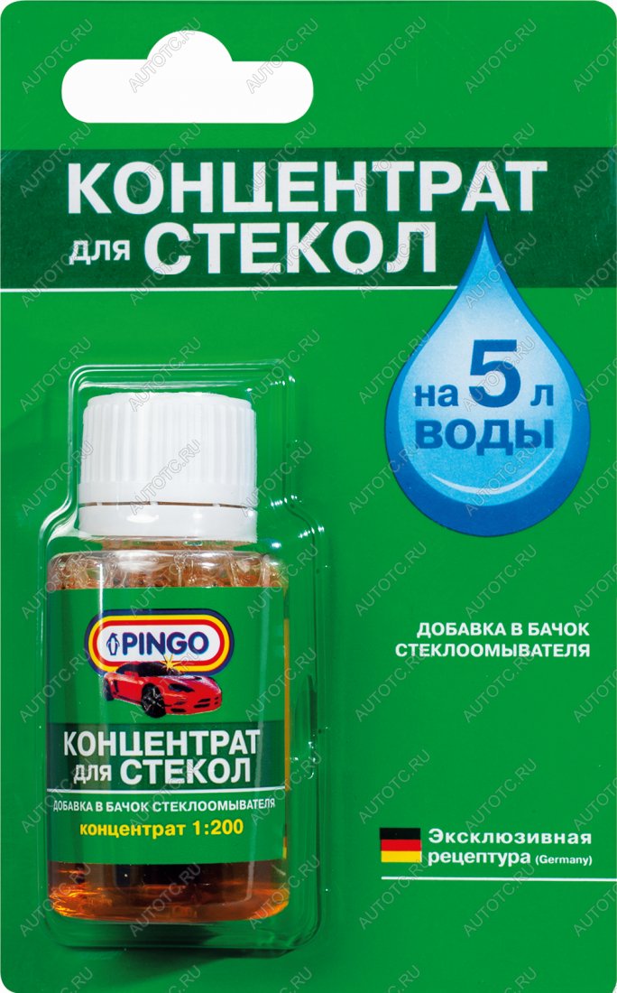 419 р. Концентрат для стекол (1:200) с ароматом яблока, 25 мл Pingo 85030-4  с доставкой в г. Белгород
