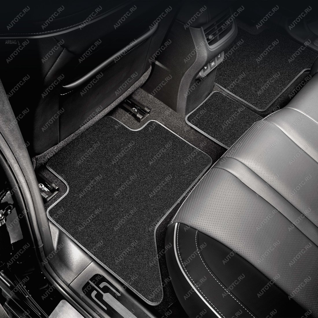 8 999 р. Коврики в салон Klever Premium TOYOTA Hilux, 2015-2020, 2020-, пикап., 5 шт. (текстиль, бежевые)  Тойота Хайлюкс Klever klever04489822112kh  с доставкой в г. Белгород