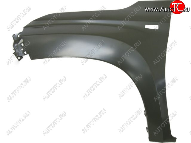 7 549 р. Левое крыло (с отверстием под повторитель поворота) BodyParts Mitsubishi L200 5 KK,KL рестайлинг (2018-2022) (Неокрашенное)  с доставкой в г. Белгород