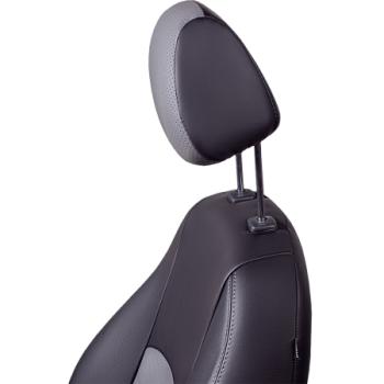 6 799 р. Комплект чехлов для сидений (РЗС 60/40 3Г Илана+Орегон) ТУРИН СТ Lord Autofashion Geely GC6 (2014-2017) (черный, вставка серая, строчка серая)  с доставкой в г. Белгород. Увеличить фотографию 3