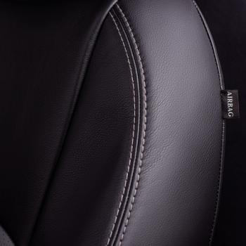 6 799 р. Комплект чехлов для сидений (РЗС 60/40 3Г Илана+Орегон) ТУРИН СТ Lord Autofashion Geely GC6 (2014-2017) (черный, вставка серая, строчка серая)  с доставкой в г. Белгород. Увеличить фотографию 6