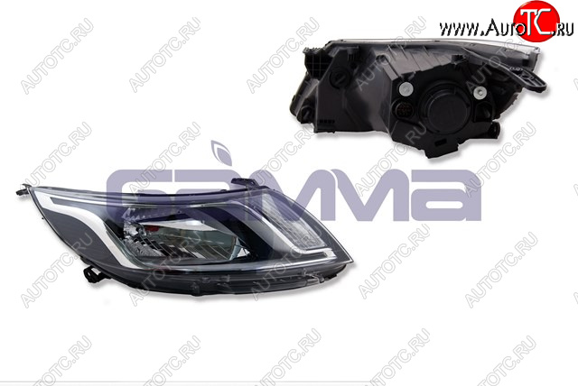 7 499 р. Правая фара (под корректор) GAMMA KIA Rio 3 QB хэтчбек 5 дв. дорестайлинг (2011-2015)  с доставкой в г. Белгород