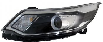 7 949 р. Левая фара (корректор, линзован) BODYPARTS KIA Rio 3 QB рестайлинг седан (2015-2017)  с доставкой в г. Белгород. Увеличить фотографию 3