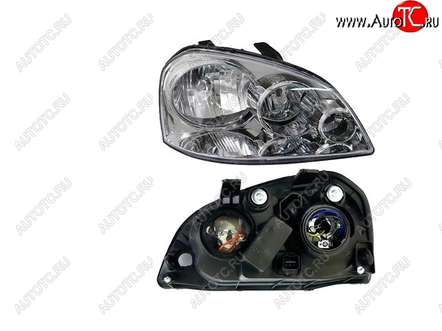 3 199 р. Правая фара передняя BodyParts Chevrolet Lacetti седан (2002-2013)  с доставкой в г. Белгород