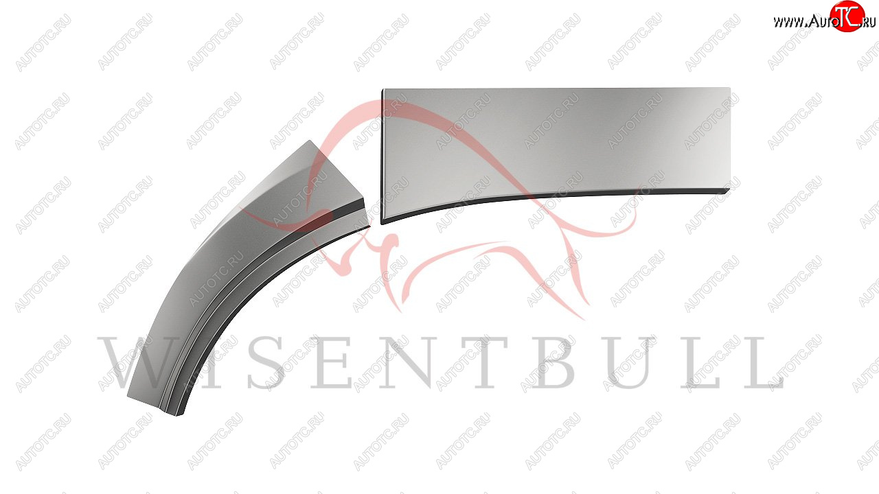 2 189 р. Левая задняя ремонтная арка (внешняя) Wisentbull  Fiat Multipla (1998-2010)  с доставкой в г. Белгород