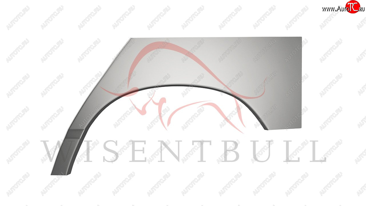 2 189 р. Левая задняя ремонтная арка (внешняя) Wisentbull Лада 2110 седан (1995-2007) (оцинкованная сталь)  с доставкой в г. Белгород