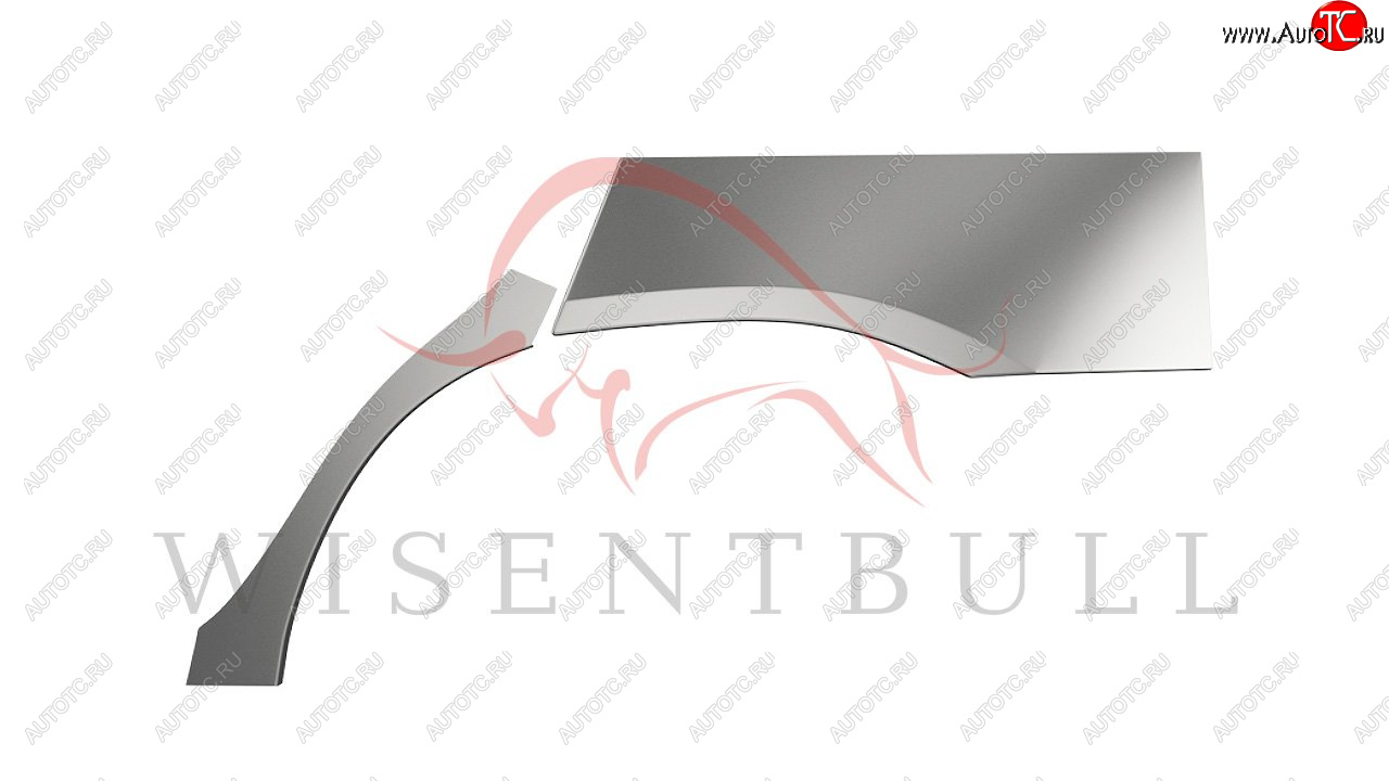 2 189 р. Левая задняя ремонтная арка (внешняя) Wisentbull Cadillac Catera седан дорестайлинг (1996-1999)  с доставкой в г. Белгород
