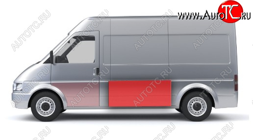 1 889 р. Левая средняя боковая панель (ремонтная) Wisentbull CITROEN Jumper 230 (1994-2002)  с доставкой в г. Белгород