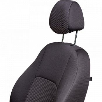 6 999 р. Комплект чехлов для сидений (РЗС 60/40 2П+1Г жаккард) Дублин Lord Autofashion Chevrolet Cruze J300 седан дорестайлинг (2009-2012) (черный, вставка Стежок серая, строчка черная)  с доставкой в г. Белгород. Увеличить фотографию 7