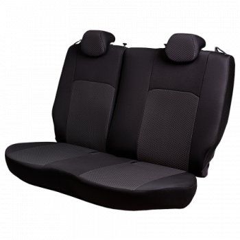 6 999 р. Комплект чехлов для сидений (РЗС 60/40 2П+1Г жаккард) Дублин Lord Autofashion Chevrolet Cruze J300 седан дорестайлинг (2009-2012) (черный, вставка Стежок серая, строчка черная)  с доставкой в г. Белгород. Увеличить фотографию 9