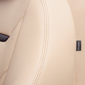 11 899 р. Комплект чехлов для сидений( РЗС 60/40 2П+1Г Орегон) ТУРИН -2 Lord Autofashion Chevrolet Cruze J300 седан дорестайлинг (2009-2012) (бежевый, вставка бежевая/черная, строчка бежевая)  с доставкой в г. Белгород. Увеличить фотографию 5