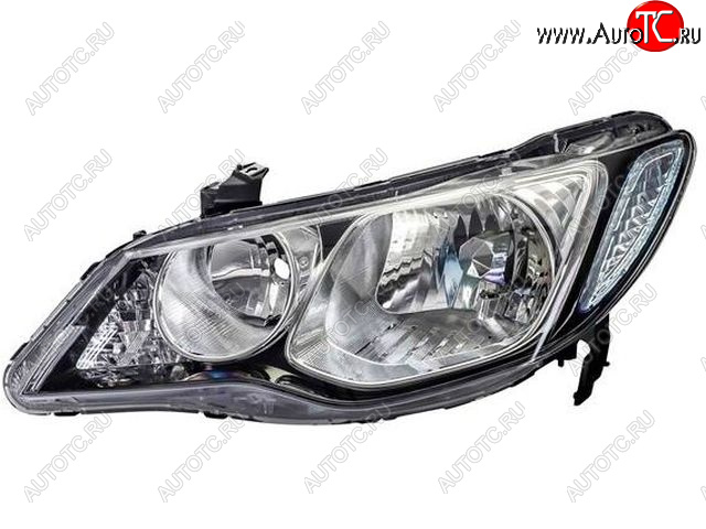 8 999 р. Левая фара (под корректор) DEPO Honda Civic FD седан дорестайлинг (2005-2008)  с доставкой в г. Белгород