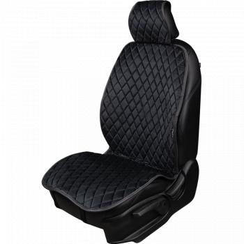 1 879 р. Накидка (2 места Хами) АЛЯСКА ст РОМБ Lord Autofashion Renault Twingo 2 дорестайлинг (2007-2011) (черный, строчка черная)  с доставкой в г. Белгород. Увеличить фотографию 2