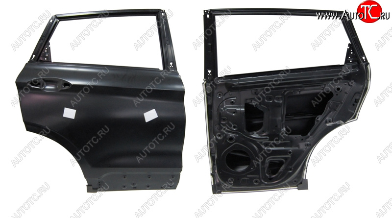 14 999 р. Левая дверь задняя BodyParts Geely Coolray SX11 дорестайлинг (2018-2023) (Неокрашенная)  с доставкой в г. Белгород
