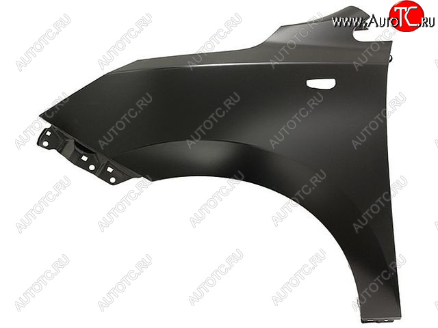 4 099 р. Левое крыло (с отверстием под повторитель поворота, Тайвань) BodyParts Hyundai IX35 LM дорестайлинг (2009-2013) (Неокрашенное)  с доставкой в г. Белгород