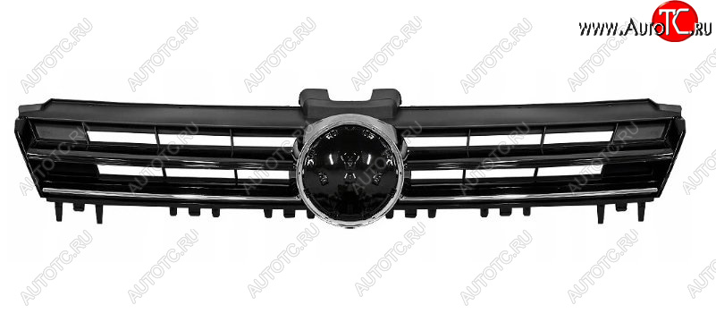 2 389 р. Решётка радиатора (с хром молдингом) BodyParts Volkswagen Golf 7 дорестайлинг, хэтчбэк 5 дв. (2012-2017) (Неокрашенная)  с доставкой в г. Белгород