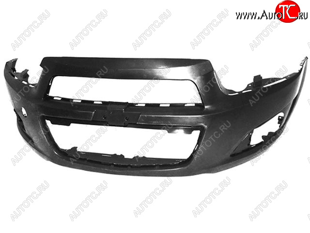 2 499 р. Бампер передний BodyParts Chevrolet Aveo T300 седан (2011-2015) (Неокрашенный)  с доставкой в г. Белгород