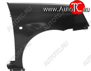 2 379 р. Правое крыло переднее (пластик, с отверстием под повторитель поворота) BodyParts Renault Symbol седан LB 1-ый рестайлинг (2002-2006) (Неокрашенное)  с доставкой в г. Белгород
