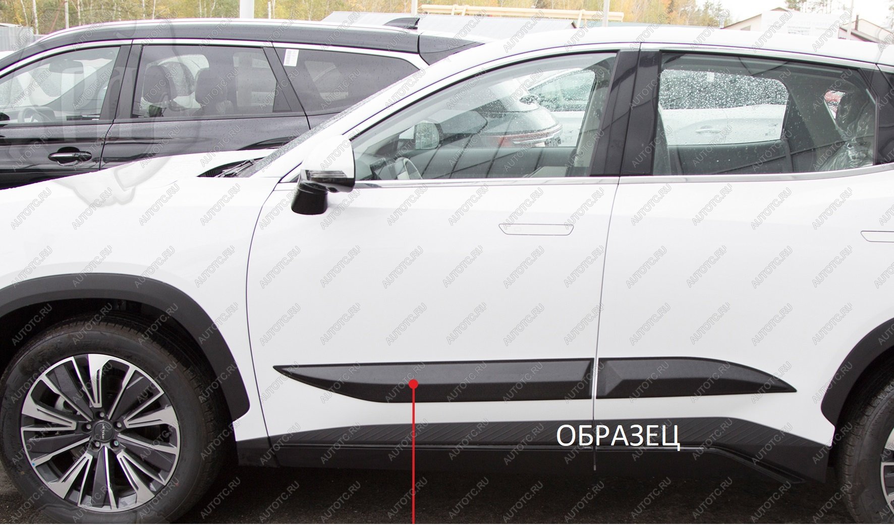 989 р. Молдинг двери задний правый Русская Артель  KIA Soul  PS (2017-2019) рестайлинг (глянец под покраску)  с доставкой в г. Белгород