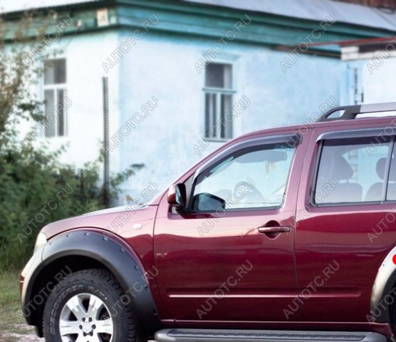 5 399 р. Расширители колесных арок (передний левый) Русская Артель  Nissan Pathfinder R51 дорестайлинг (2004-2007) (глянец под покраской)  с доставкой в г. Белгород