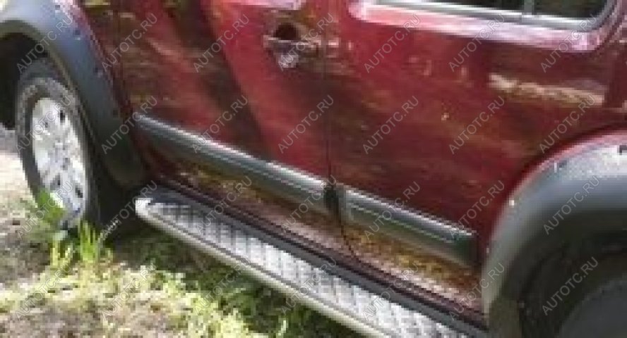 1 249 р. Молдинг на двери передний левый узкий Русская Артель Nissan Pathfinder R51 дорестайлинг (2004-2007) (глянец под покраску)  с доставкой в г. Белгород