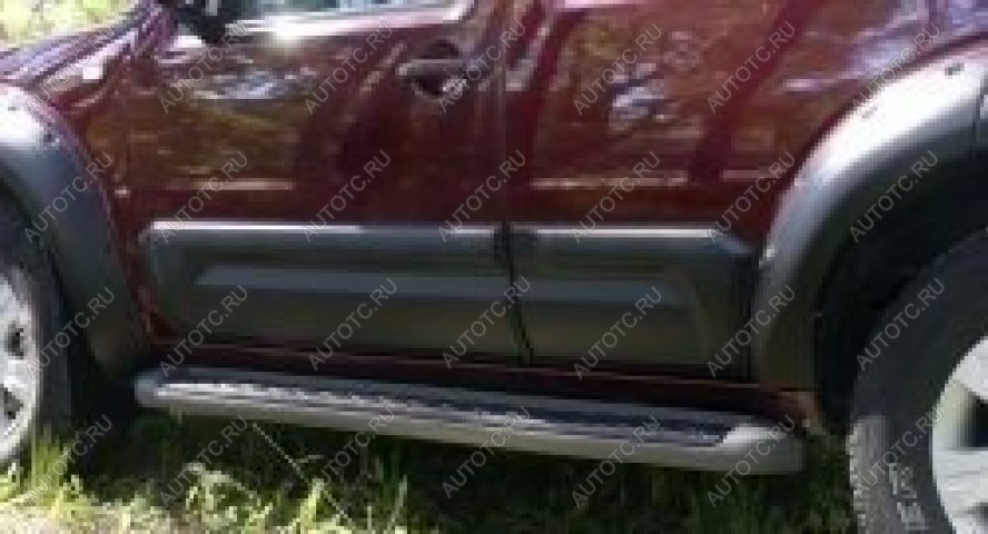 2 999 р. Молдинг двери передний левый широкий Русская Артель Nissan Pathfinder R51 дорестайлинг (2004-2007) (глянец под покраску)  с доставкой в г. Белгород