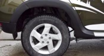 2 429 р. Расширители колесных арок (задний правый) Русская Артель  Renault Duster HS рестайлинг (2015-2021) (шагрень)  с доставкой в г. Белгород. Увеличить фотографию 2