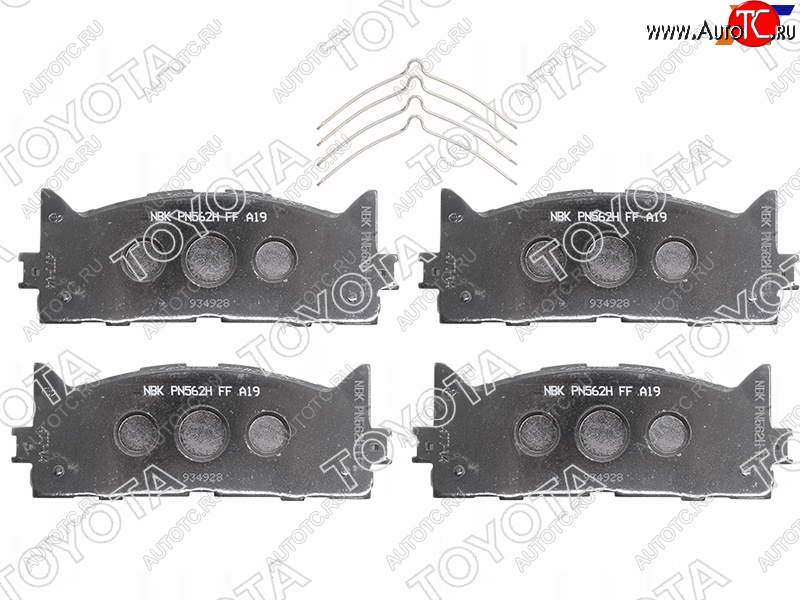 9 199 р. Колодки тормозные передние FR-FL SAT Toyota Camry XV40 дорестайлинг (2006-2008)  с доставкой в г. Белгород