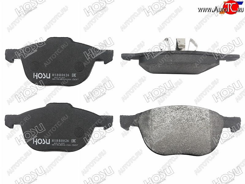 1 369 р. Колодки тормозные передние FL-FR SAT Volvo S40 MS седан дорестайлинг (2004-2007)  с доставкой в г. Белгород